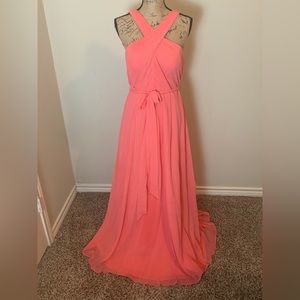 Long flow evening/bridesmaid/special occasion dress.